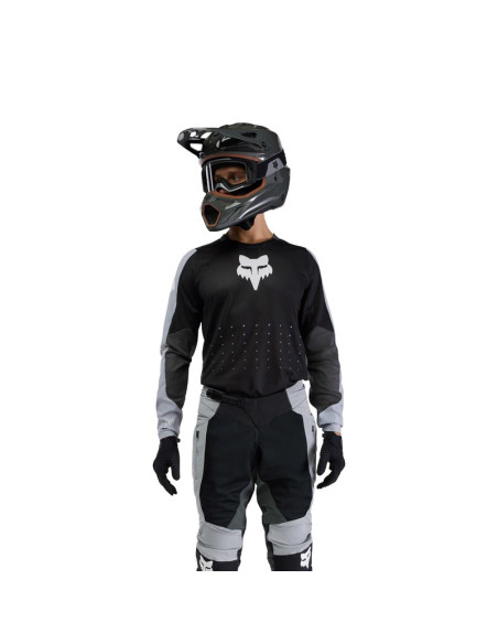 FOX RANGER AIR OFFROAD BLACK KROSINIAI MOTO MARŠKINĖLIAI