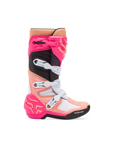 FOX ЖЕНСКИЕ МОТОБОТИНКИ COMP PINK CROSS