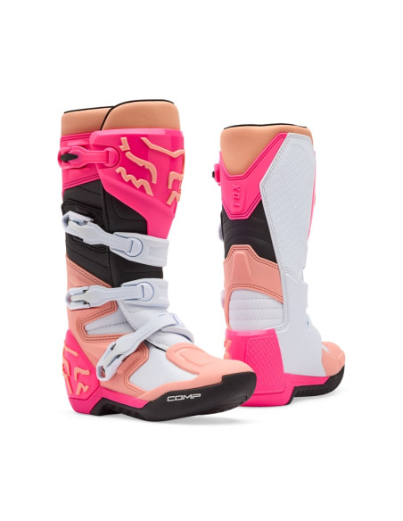 FOX ЖЕНСКИЕ МОТОБОТИНКИ COMP PINK CROSS