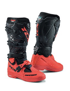 TCX COMP EVO 2 MICHELIN RED WHITE KROSINIAI/ENDURO MOTO BATAI