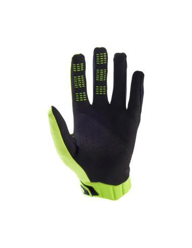 FOX ПЕРЧАТКИ FLEXAIR FLUORESCENT YELLOW CROSS MOTO