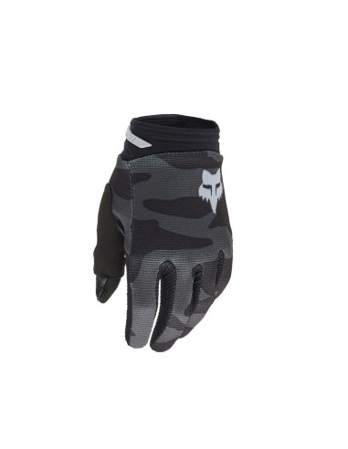 FOX CHILDREN'S 180 BNKR BLACK CAMO CROSS MOTORCYCLE GLOVES