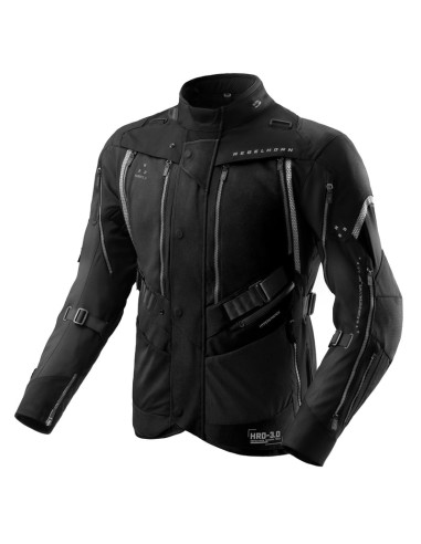 REBELHORN HARDY 3.0 BLACK TEKSTILINĖ MOTO STRIUKĖ