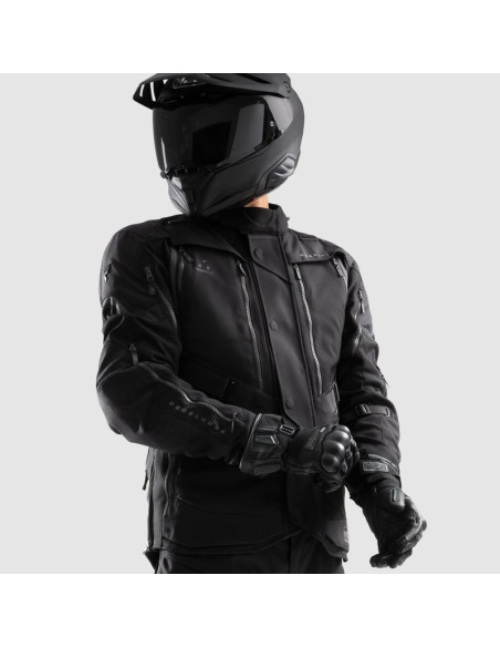 REBELHORN HARDY 3.0 BLACK TEKSTILINĖ MOTO STRIUKĖ
