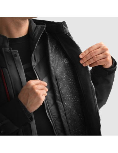 REBELHORN HARDY 3.0 ANTHRACITE/RED TEKSTILINĖ MOTO STRIUKĖ