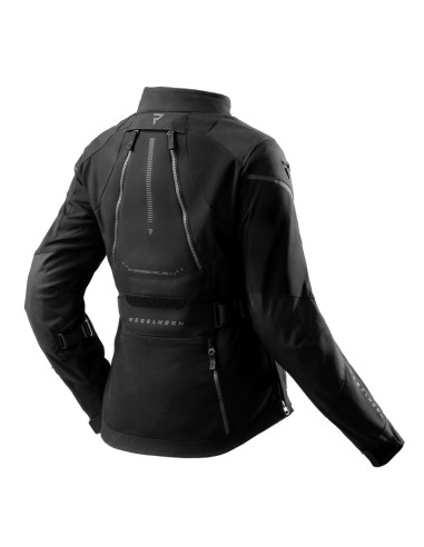 REBELHORN MOTERIŠKA HARDY 3.0 BLACK TEKSTILINĖ MOTO STRIUKĖ