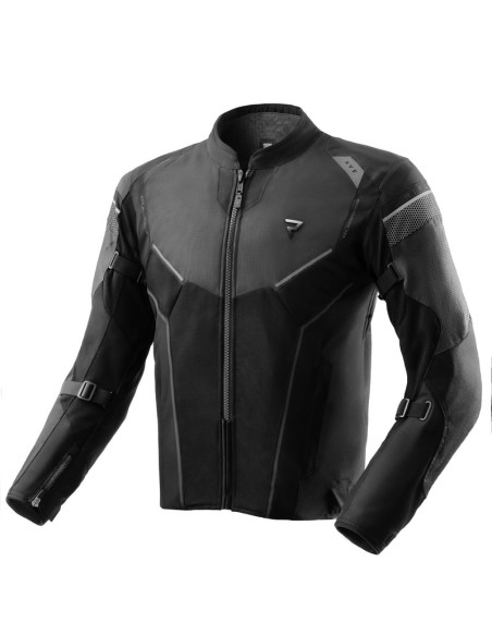 REBELHORN HIFLOW V BLACK TEXTILE MOTO JACKET