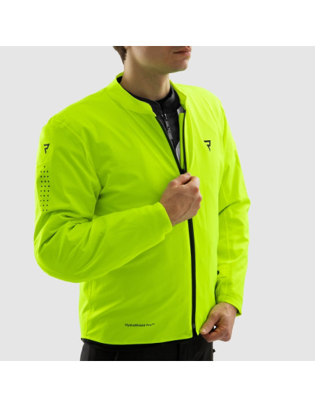 REBELHORN HIFLOW V GREY/FLUO TEXTILE MOTO JACKET