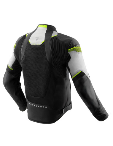 REBELHORN МОТОКУРТКА HIFLOW V GREY/FLUO TEXTILE