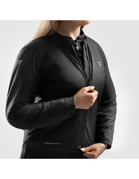REBELHORN WOMEN'S HIFLOW V BLACK TEXTILE MOTO JACKET