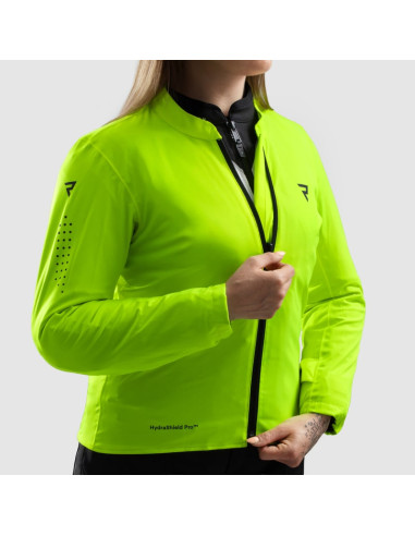 REBELHORN ЖЕНСКАЯ МОТОКУРТКА HIFLOW V GREY/FLUO TEXTILE