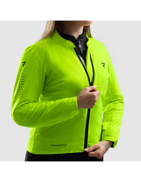 REBELHORN ЖЕНСКАЯ МОТОКУРТКА HIFLOW V GREY/FLUO TEXTILE