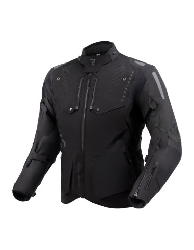 REBELHORN HIKER 4 BLACK TEXTILE MOTO JACKET