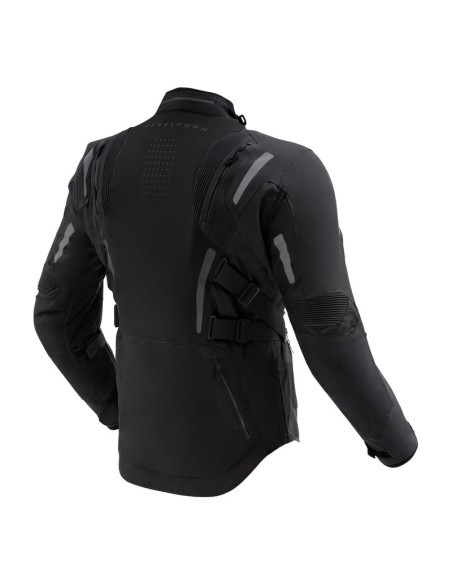 REBELHORN HIKER 4 BLACK TEXTILE MOTO JACKET