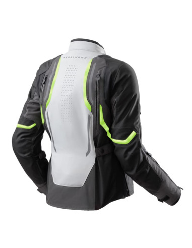 REBELHORN MOTERIŠKA HIKER 4 GREY/FLUO TEKSTILINĖ MOTO STRIUKĖ