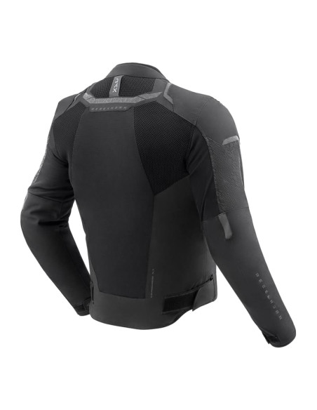 REBELHORN JAX BLACK TEXTILE MOTO JACKET