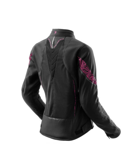 REBELHORN WOMEN'S JAX PINK TEXTILE MOTO JACKET