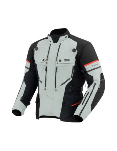 REBELHORN RANGE GREY/RED TEKSTILINĖ MOTO STRIUKĖ