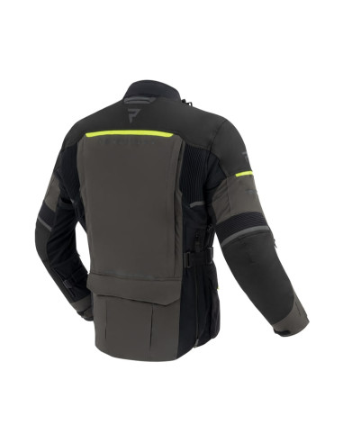 REBELHORN RANGE ANTHRACITE TEXTILE MOTO JACKET