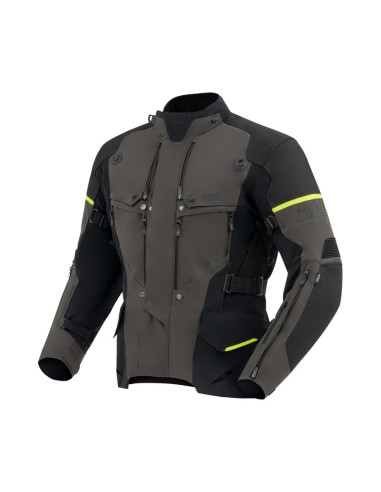 REBELHORN RANGE ANTHRACITE TEXTILE MOTO JACKET