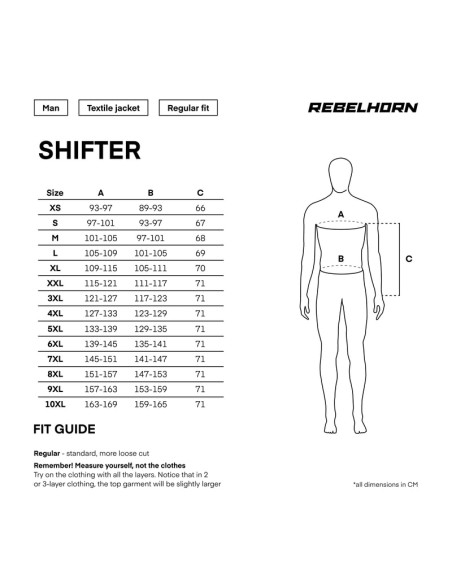 REBELHORN SHIFTER GREY TEKSTILINĖ MOTO STRIUKĖ