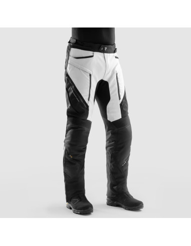 REBELHORN HARDY 3.0 GREY TEXTILE MOTO TROUSERS