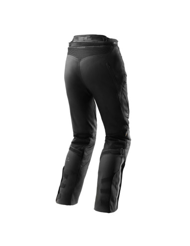 REBELHORN WOMEN'S HARDY 3.0 BLACK TEXTILE MOTO TROUSERS