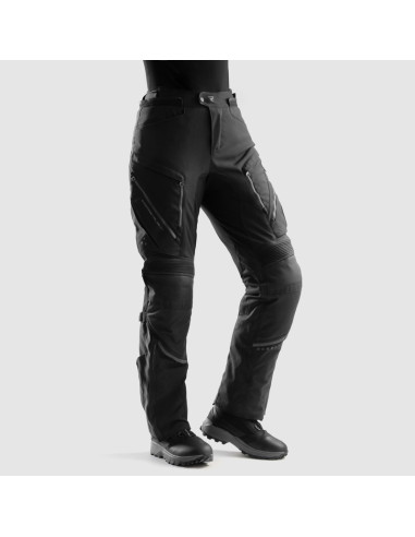 REBELHORN ЖЕНСКИЕ МОТОБРЮКИ HARDY 3.0 BLACK TEXTILE