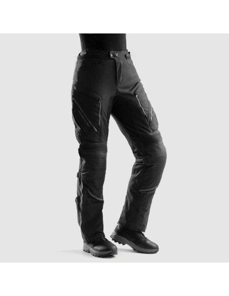 REBELHORN MOTERIŠKOS HARDY 3.0 BLACK TEKSTILINĖS MOTO KELNĖS