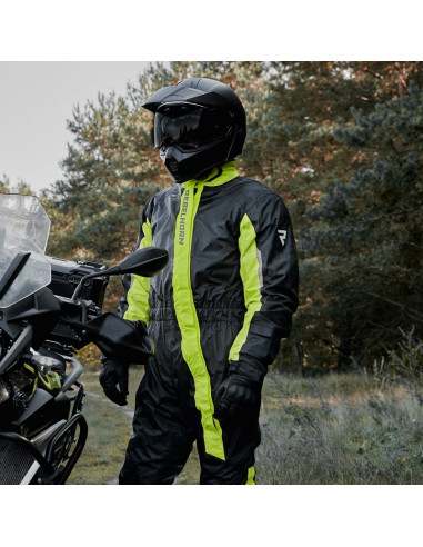 REBELHORN TRAVEL RS FLUO MOTO RAIN AND WIND SUIT