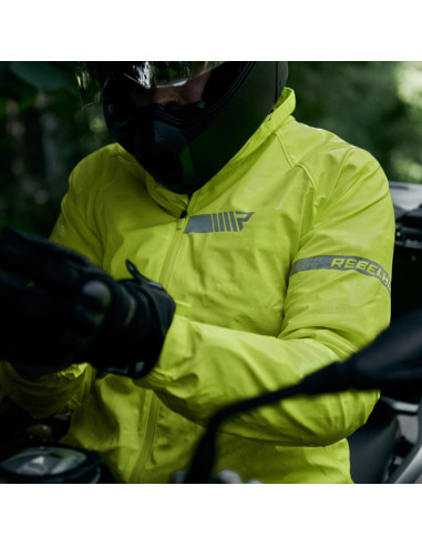 REBELHORN OCEAN FLUO RAIN JACKET