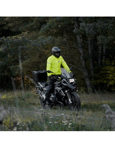 REBELHORN OCEAN FLUO RAIN JACKET