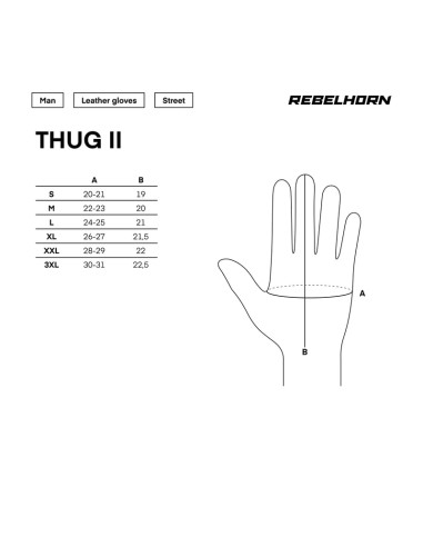 REBELHORN THUG MOTERIŠKOS MOTO PIRŠTINĖS