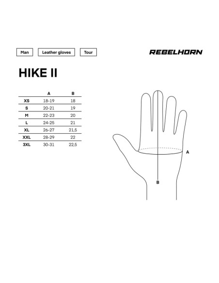 REBELHORN МОТОПЕРЧАТКИ HIKE 2