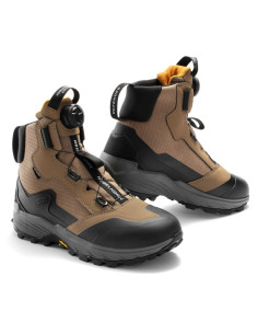 REBELHORN WOMEN'S DEFENDER BROWN MOTO BOOTS