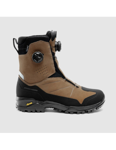REBELHORN WOMEN'S DEFENDER X BROWN MOTO BOOTS