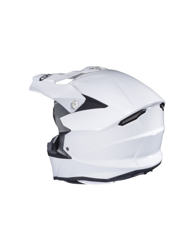 HJC i50 SOLID / WHITE KROSINIS MOTO ŠALMAS
