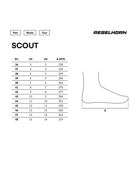 REBELHORN SCOUT MOTO BOOTS