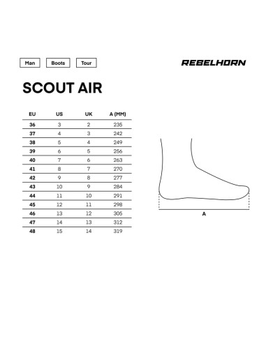 REBELHORN МОТОБОТИНКИ SCOUT AIR