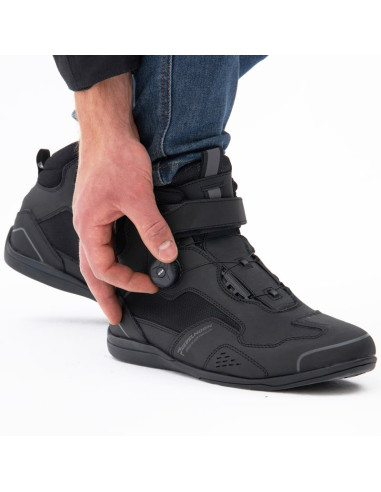 REBELHORN SPARK 2 BLACK MOTO SHOES