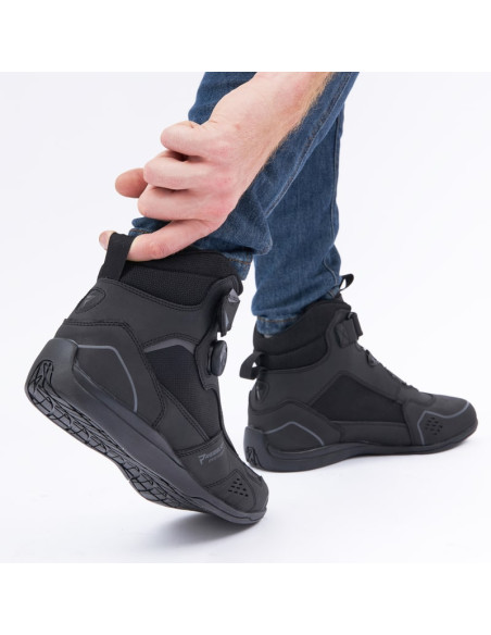 REBELHORN SPARK 2 BLACK MOTO SHOES
