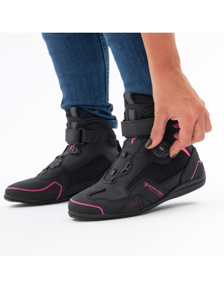REBELHORN WOMEN'S SPARK 2 PINK MOTO SHOES