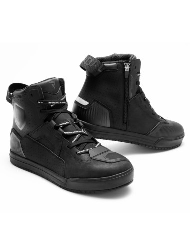 REBELHORN VANDAL 2 BLACK MOTO SHOES