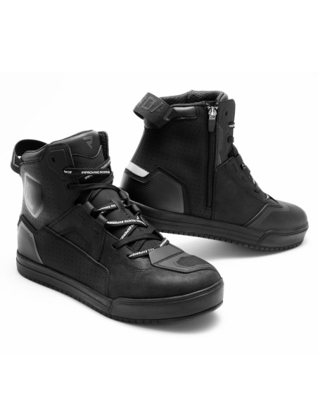 REBELHORN VANDAL 2 BLACK MOTO SHOES