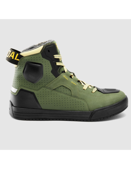 REBELHORN WOMEN'S VANDAL 2 GREEN MOTO BOOTS