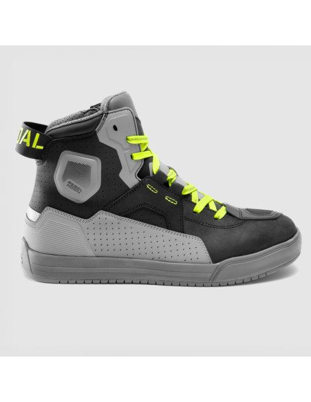 REBELHORN VANDAL 2 GREY MOTO BOOTS