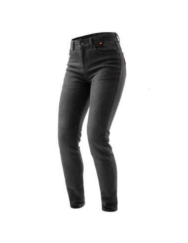 REBELHORN WOMEN'S BRONCO BLACK MOTO JEANS