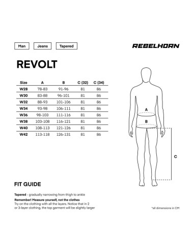 REBELHORN REVOLT BLACK MOTO DŽINSAI