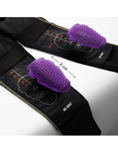 REBELHORN REVOLT BLACK MOTO JEANS