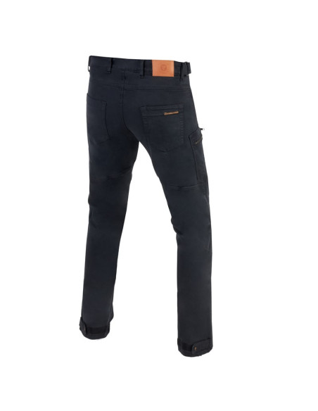 REBELHORN URBAN 3 BLACK MOTO JEANS
